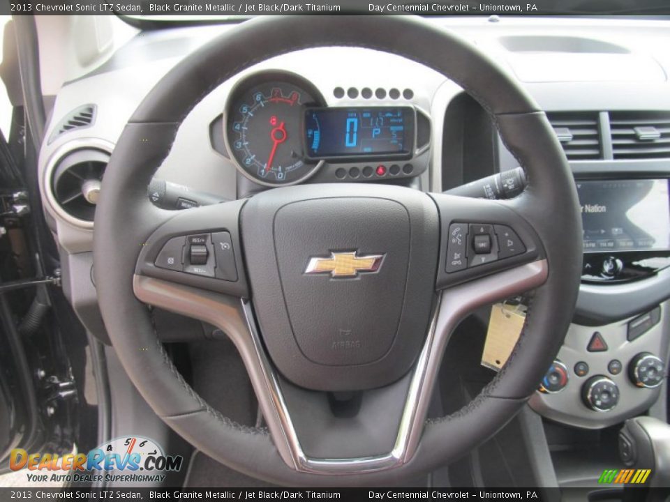 2013 Chevrolet Sonic LTZ Sedan Steering Wheel Photo #15