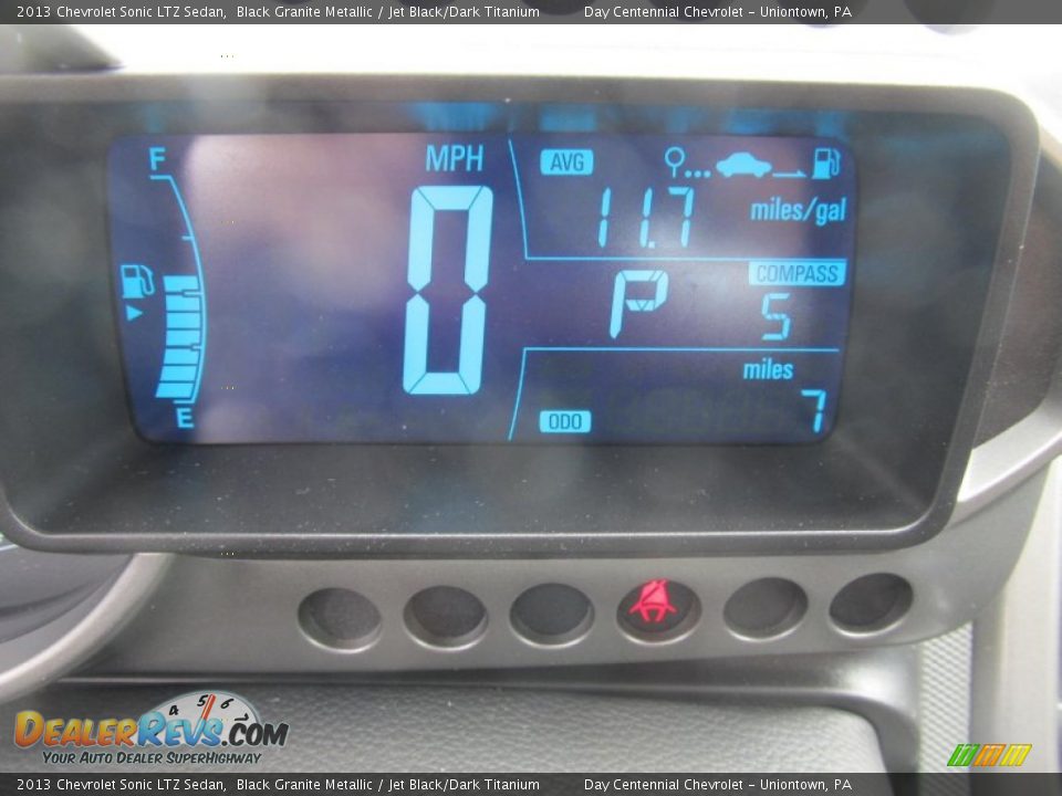2013 Chevrolet Sonic LTZ Sedan Gauges Photo #20