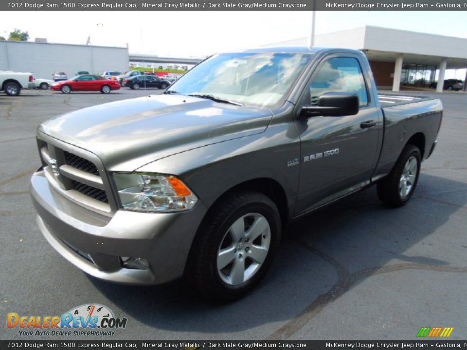 2012 Dodge Ram 1500 Express Regular Cab Mineral Gray Metallic / Dark Slate Gray/Medium Graystone Photo #2