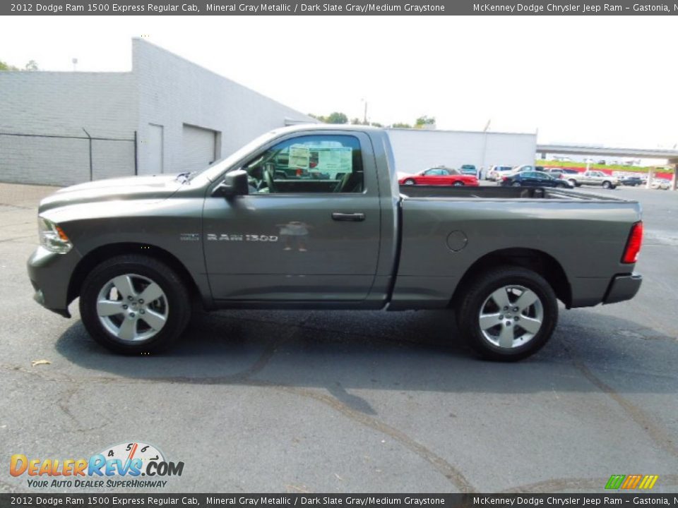 2012 Dodge Ram 1500 Express Regular Cab Mineral Gray Metallic / Dark Slate Gray/Medium Graystone Photo #3