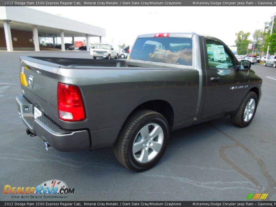 2012 Dodge Ram 1500 Express Regular Cab Mineral Gray Metallic / Dark Slate Gray/Medium Graystone Photo #6