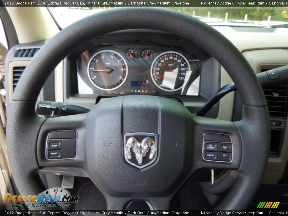 2012 Dodge Ram 1500 Express Regular Cab Steering Wheel Photo #12