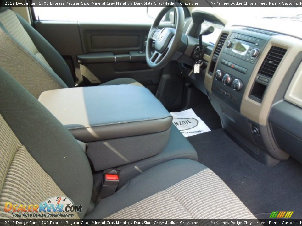 2012 Dodge Ram 1500 Express Regular Cab Mineral Gray Metallic / Dark Slate Gray/Medium Graystone Photo #16