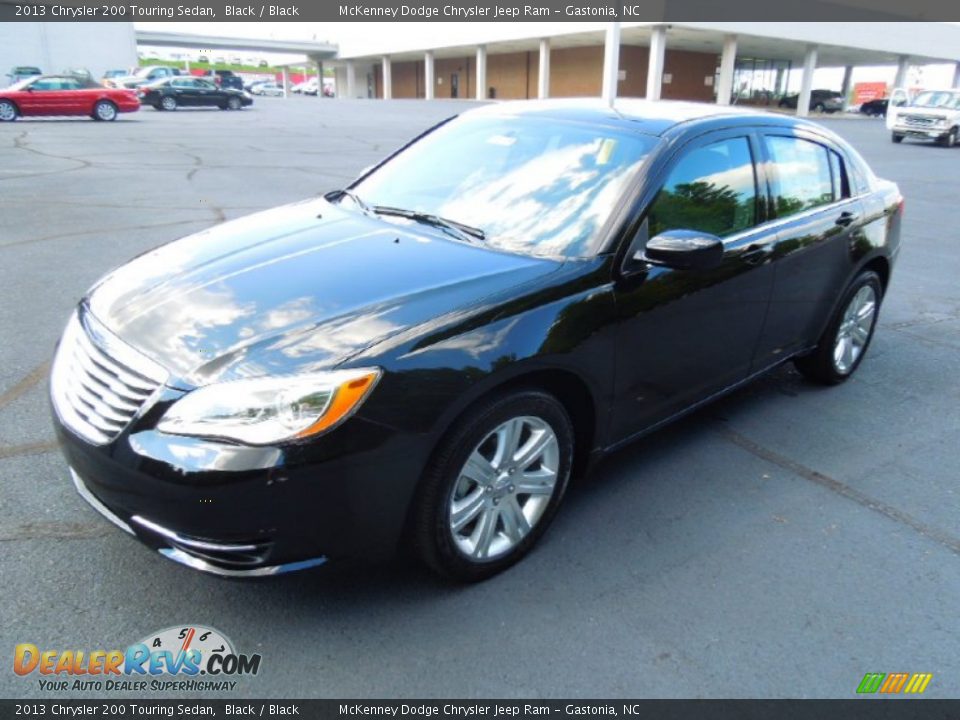 2013 Chrysler 200 Touring Sedan Black / Black Photo #2