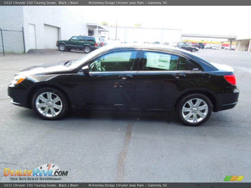 2013 Chrysler 200 Touring Sedan Black / Black Photo #3