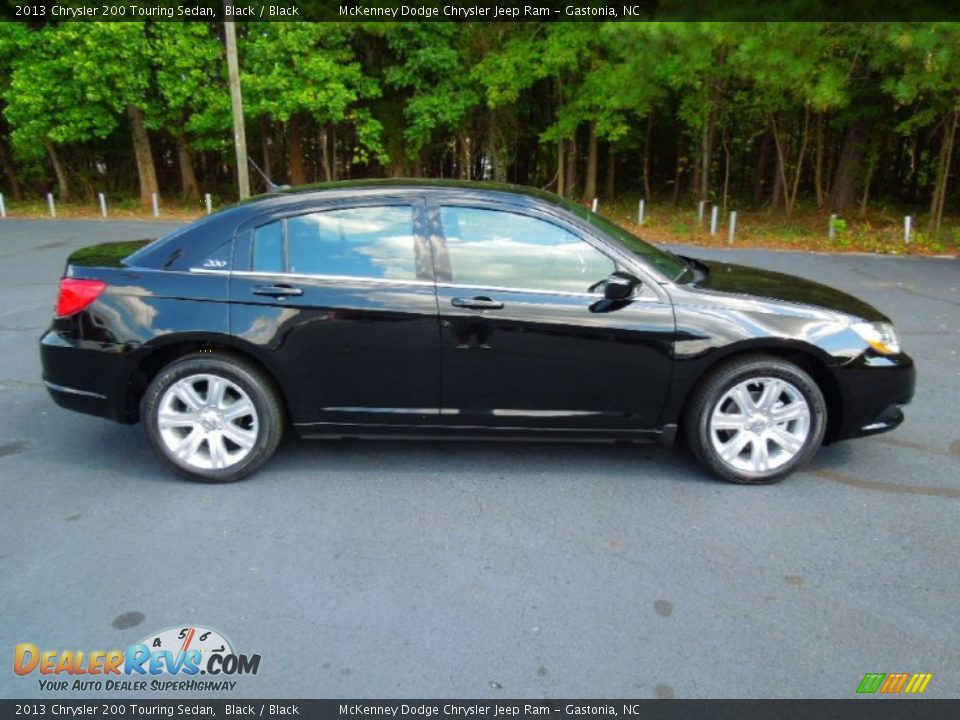 2013 Chrysler 200 Touring Sedan Black / Black Photo #4