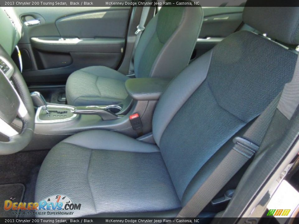 2013 Chrysler 200 Touring Sedan Black / Black Photo #9