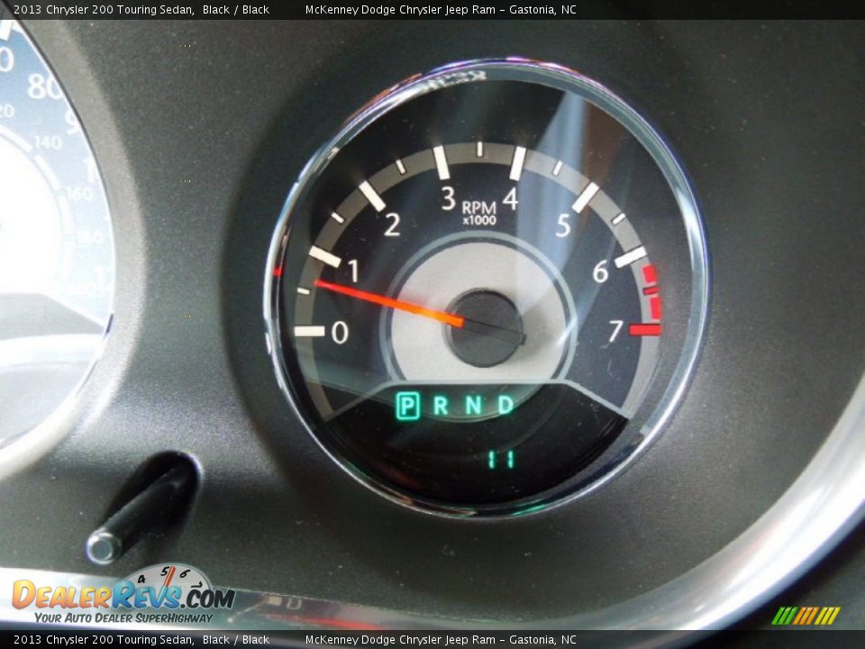 2013 Chrysler 200 Touring Sedan Black / Black Photo #15