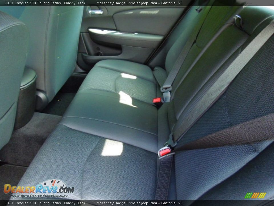 2013 Chrysler 200 Touring Sedan Black / Black Photo #16
