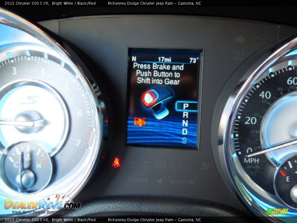2013 Chrysler 300 S V6 Bright White / Black/Red Photo #17