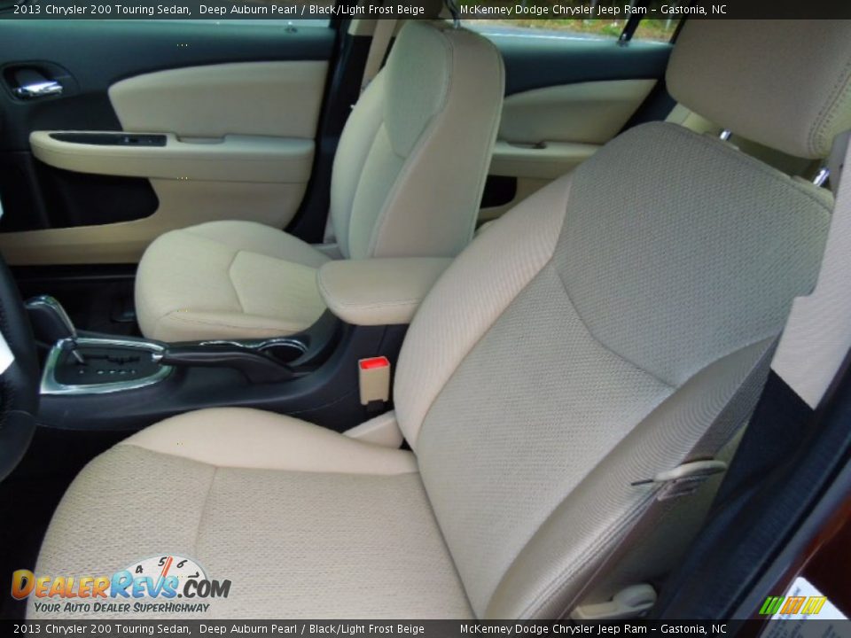 2013 Chrysler 200 Touring Sedan Deep Auburn Pearl / Black/Light Frost Beige Photo #9