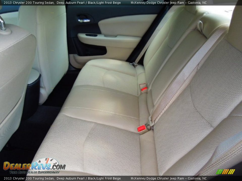 2013 Chrysler 200 Touring Sedan Deep Auburn Pearl / Black/Light Frost Beige Photo #15
