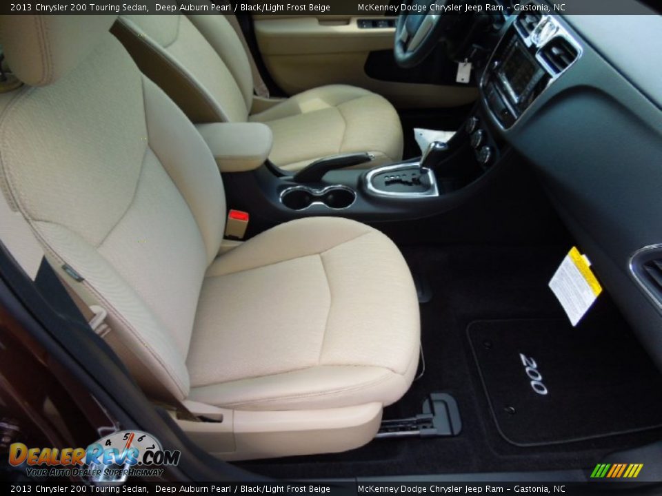2013 Chrysler 200 Touring Sedan Deep Auburn Pearl / Black/Light Frost Beige Photo #20