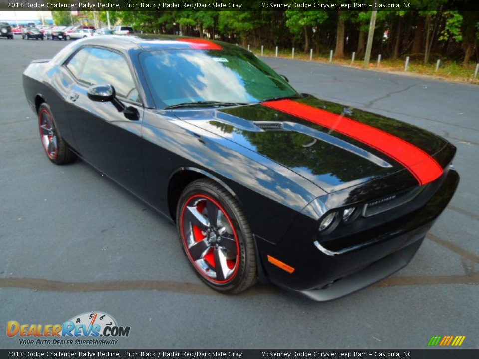 Front 3/4 View of 2013 Dodge Challenger Rallye Redline Photo #1