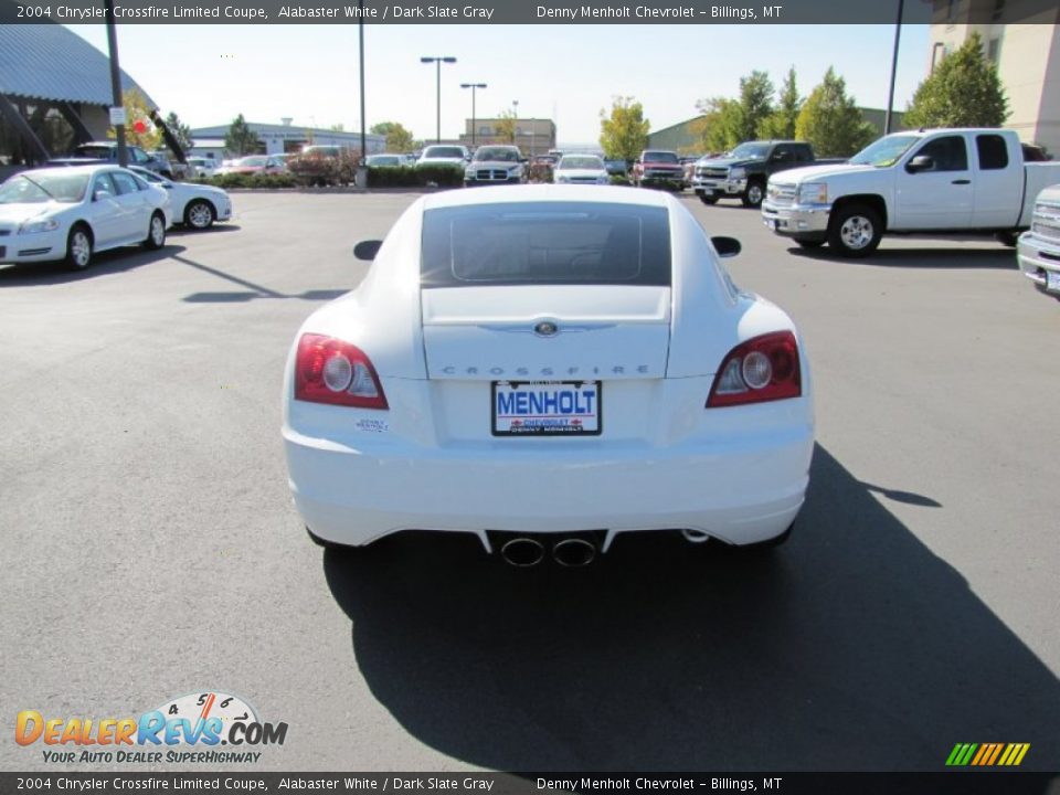 2004 Chrysler Crossfire Limited Coupe Alabaster White / Dark Slate Gray Photo #4