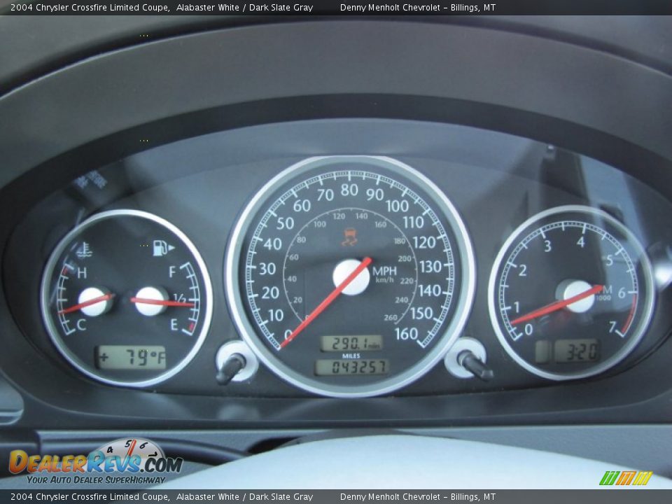 2004 Chrysler Crossfire Limited Coupe Gauges Photo #13
