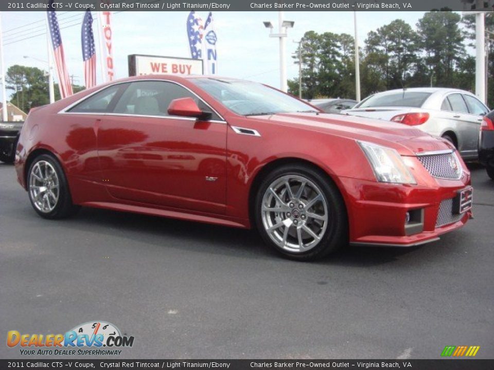 Crystal Red Tintcoat 2011 Cadillac CTS -V Coupe Photo #2
