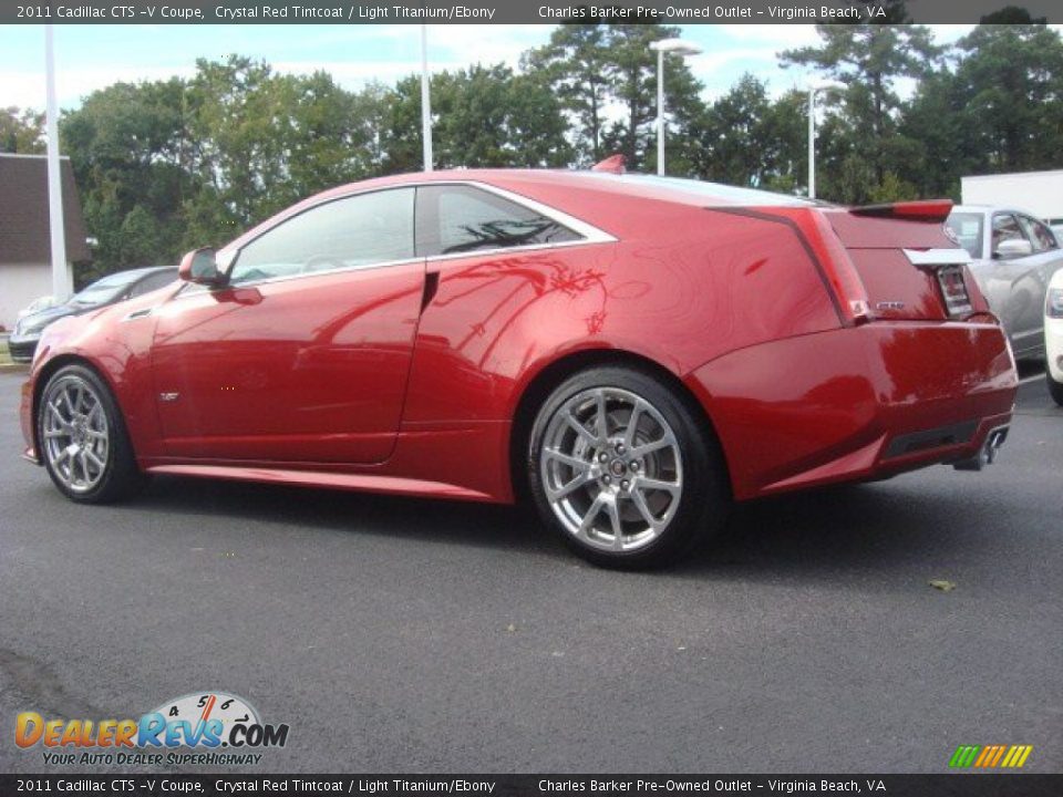 Crystal Red Tintcoat 2011 Cadillac CTS -V Coupe Photo #6