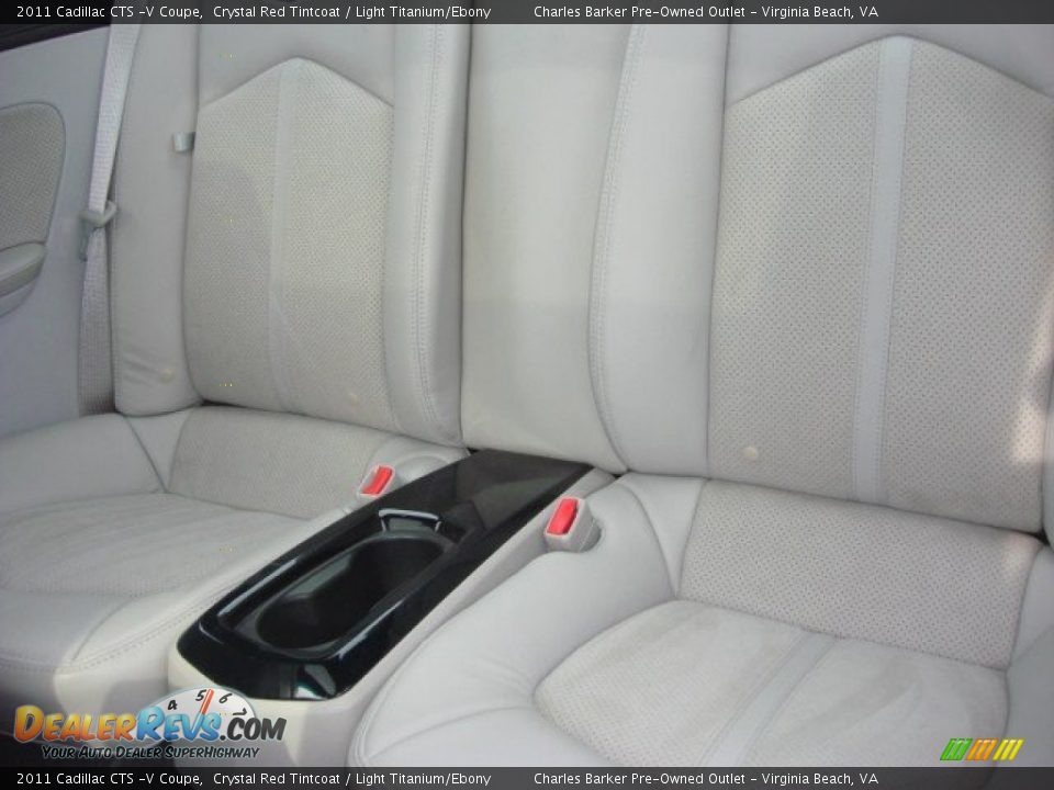 Rear Seat of 2011 Cadillac CTS -V Coupe Photo #12
