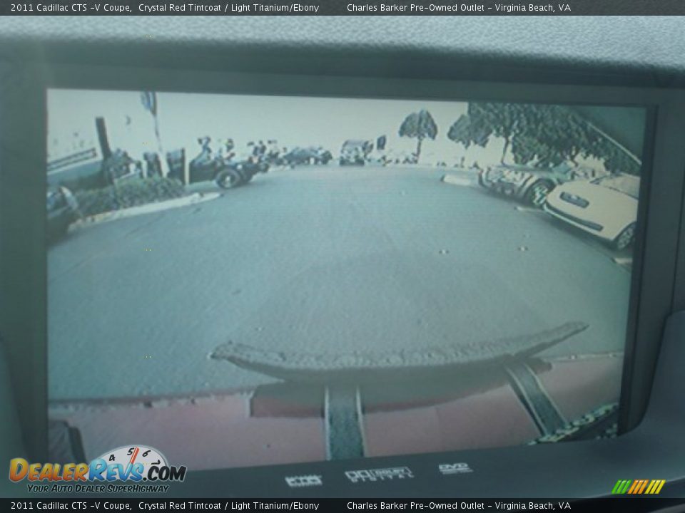 2011 Cadillac CTS -V Coupe Crystal Red Tintcoat / Light Titanium/Ebony Photo #22