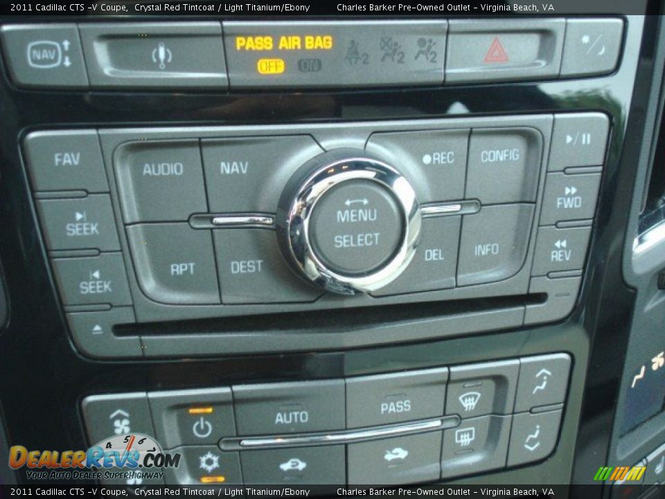 Controls of 2011 Cadillac CTS -V Coupe Photo #24