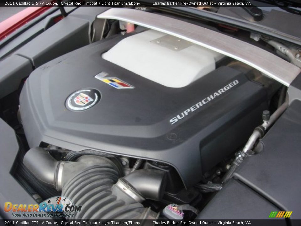 2011 Cadillac CTS -V Coupe 6.2 Liter Supercharged OHV 16-Valve V8 Engine Photo #29