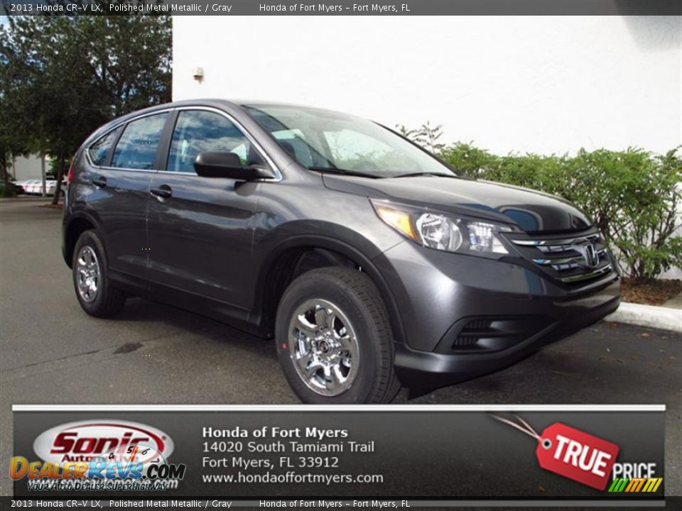 2013 Honda CR-V LX Polished Metal Metallic / Gray Photo #1