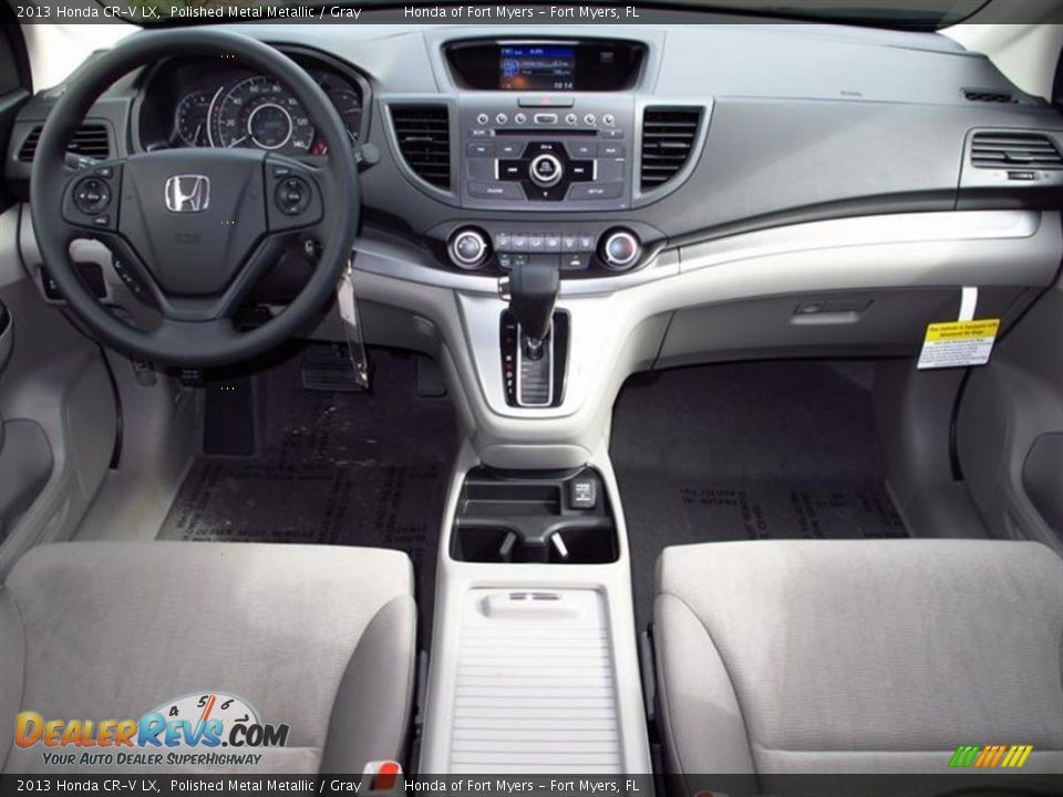 Gray Interior - 2013 Honda CR-V LX Photo #4