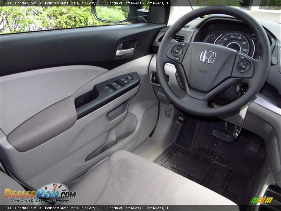 Gray Interior - 2013 Honda CR-V LX Photo #5