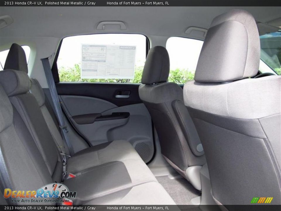 2013 Honda CR-V LX Polished Metal Metallic / Gray Photo #8
