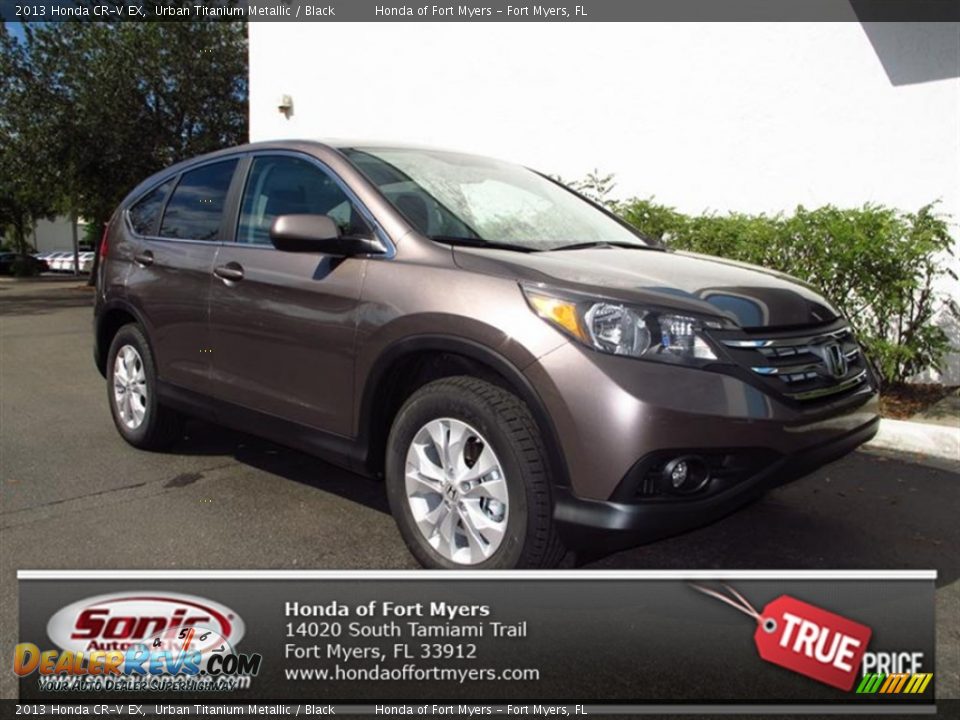 2013 Honda CR-V EX Urban Titanium Metallic / Black Photo #1