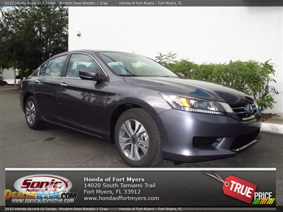 2013 Honda Accord LX Sedan Modern Steel Metallic / Gray Photo #1