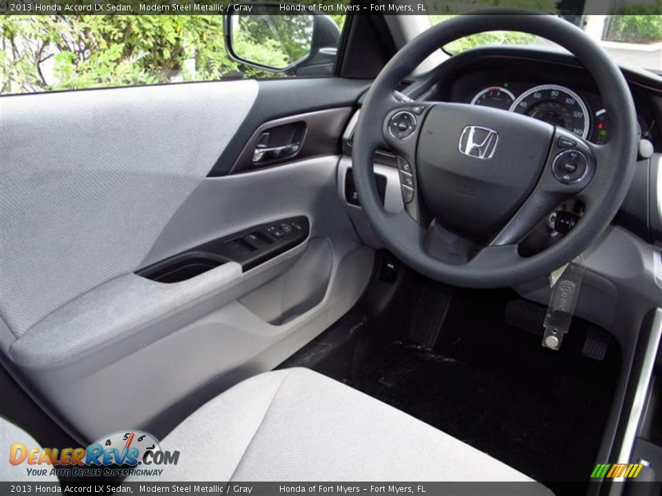 2013 Honda Accord LX Sedan Modern Steel Metallic / Gray Photo #5