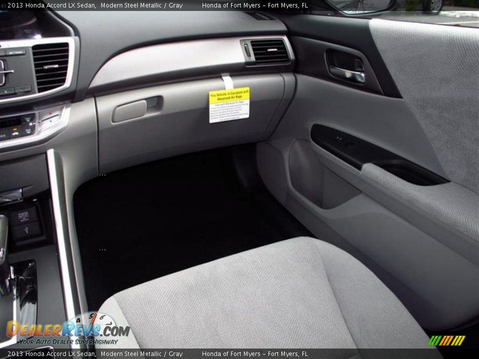 2013 Honda Accord LX Sedan Modern Steel Metallic / Gray Photo #7