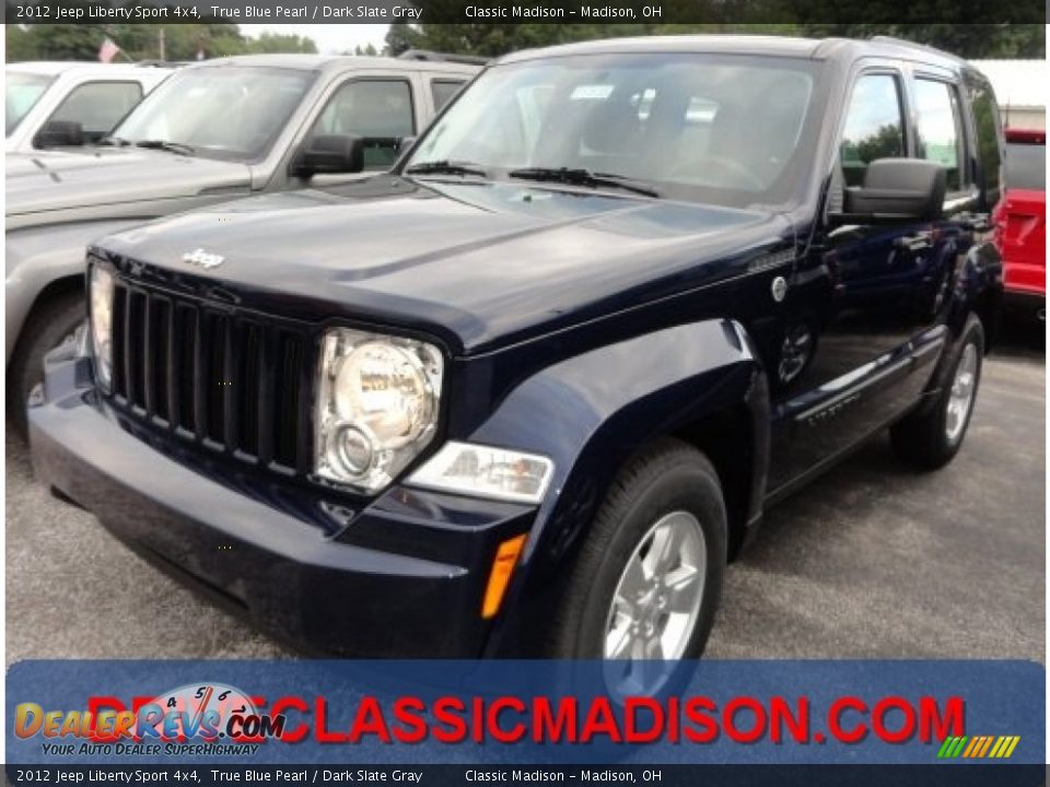 2012 Jeep Liberty Sport 4x4 True Blue Pearl / Dark Slate Gray Photo #1