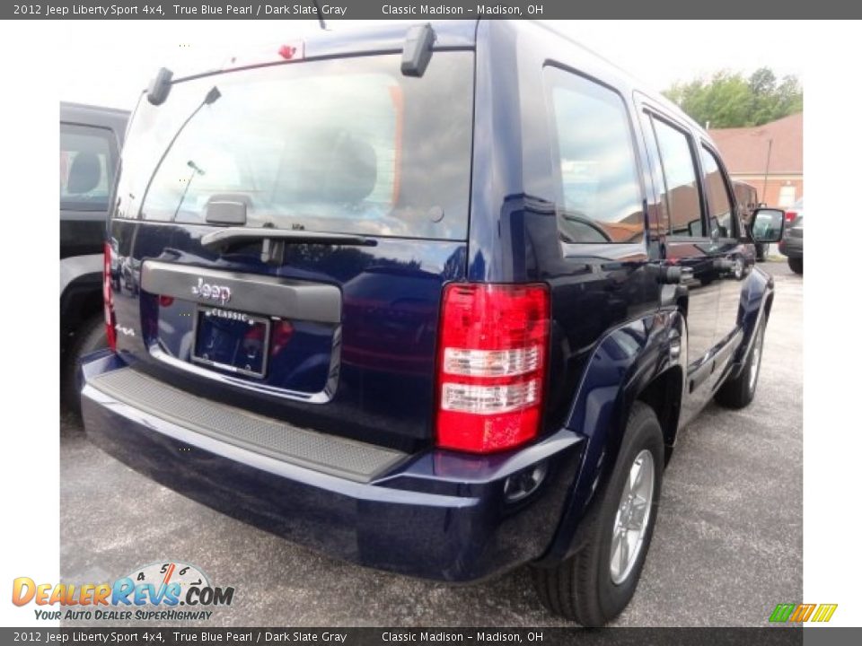 2012 Jeep Liberty Sport 4x4 True Blue Pearl / Dark Slate Gray Photo #2