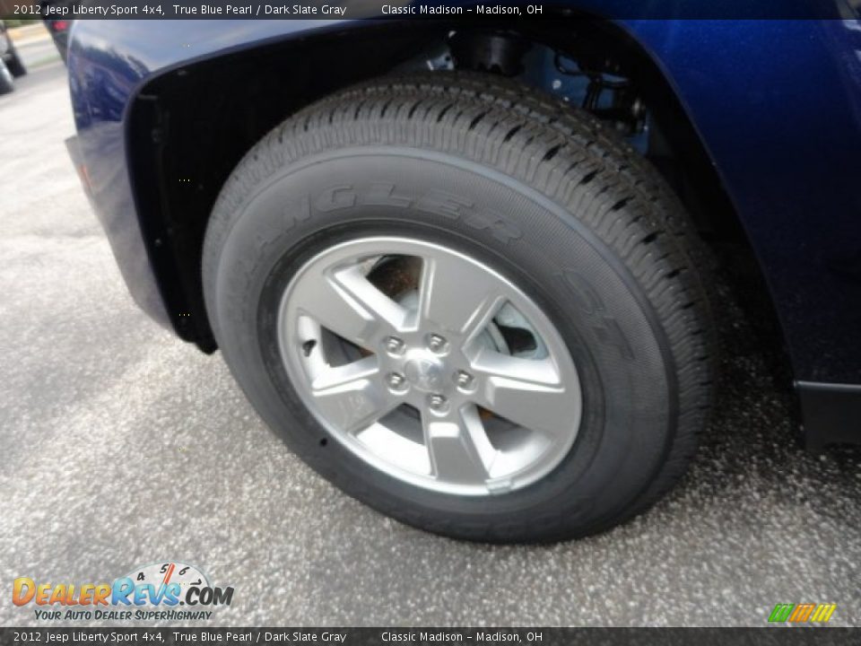 2012 Jeep Liberty Sport 4x4 True Blue Pearl / Dark Slate Gray Photo #3