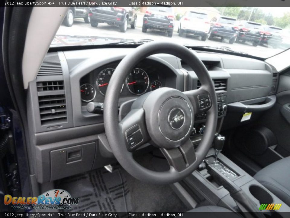 2012 Jeep Liberty Sport 4x4 True Blue Pearl / Dark Slate Gray Photo #8