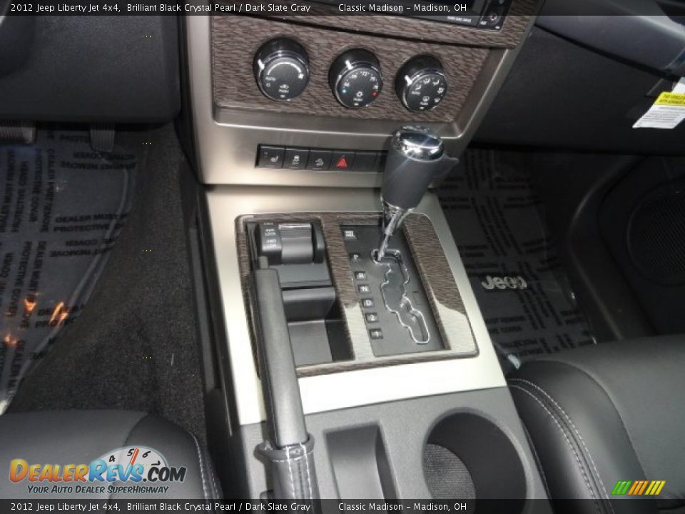 2012 Jeep Liberty Jet 4x4 Brilliant Black Crystal Pearl / Dark Slate Gray Photo #8