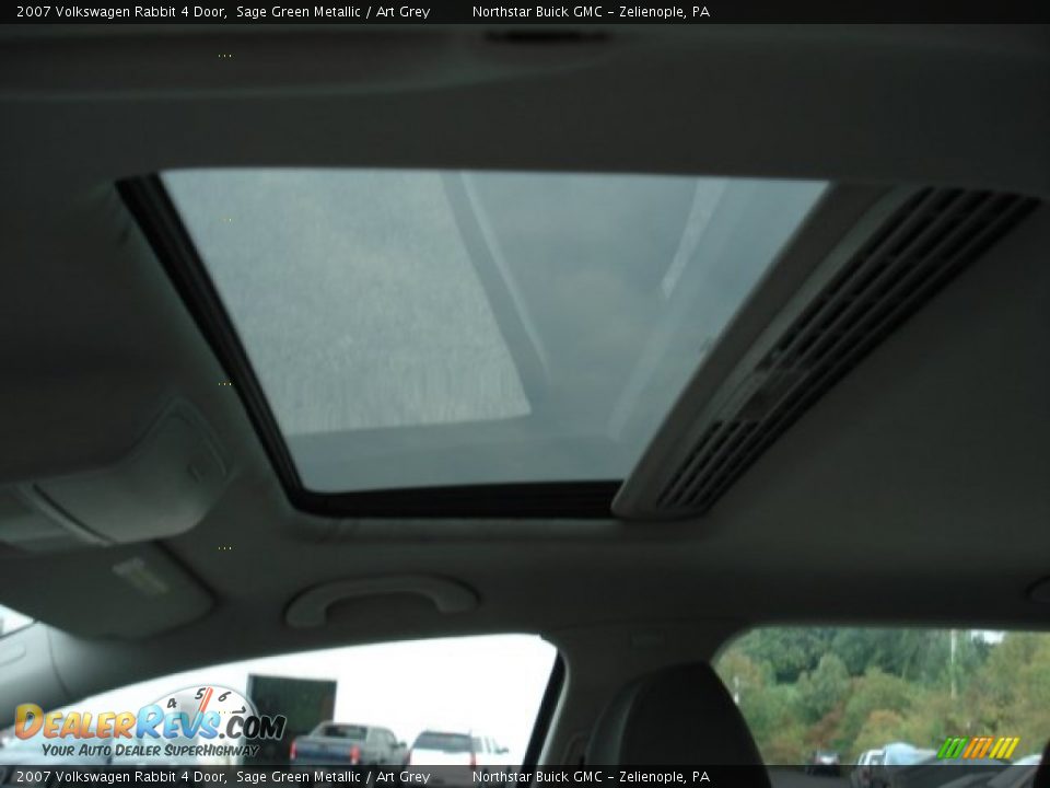 2007 Volkswagen Rabbit 4 Door Sage Green Metallic / Art Grey Photo #11