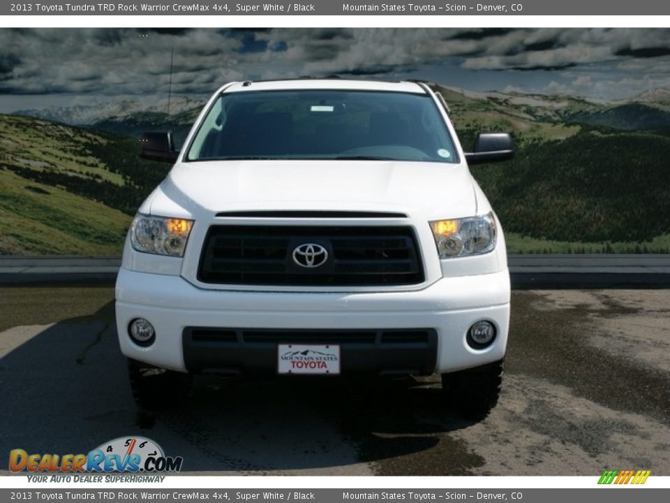 2013 Toyota Tundra TRD Rock Warrior CrewMax 4x4 Super White / Black Photo #4
