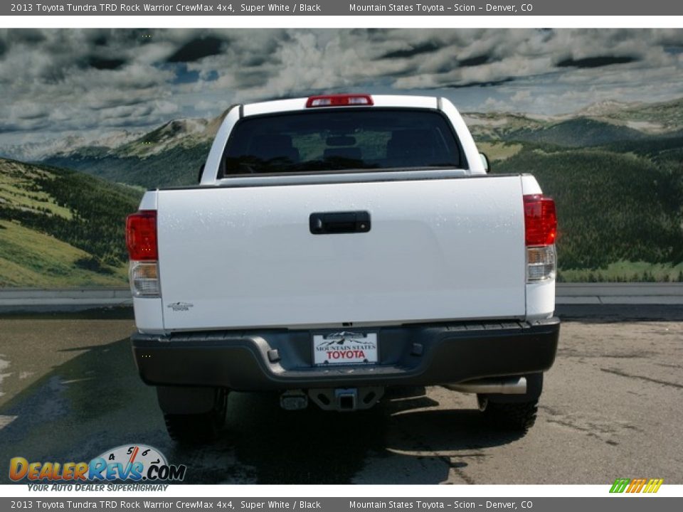 2013 Toyota Tundra TRD Rock Warrior CrewMax 4x4 Super White / Black Photo #5