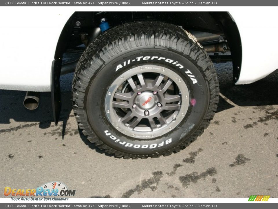 2013 Toyota Tundra TRD Rock Warrior CrewMax 4x4 Super White / Black Photo #10