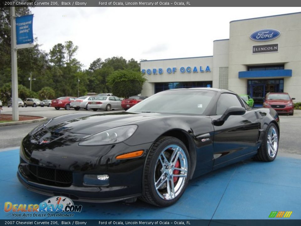 2007 Chevrolet Corvette Z06 Black / Ebony Photo #1