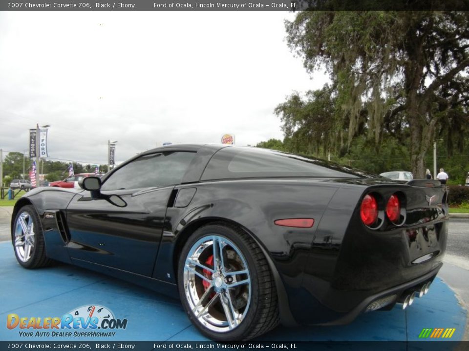 Black 2007 Chevrolet Corvette Z06 Photo #3