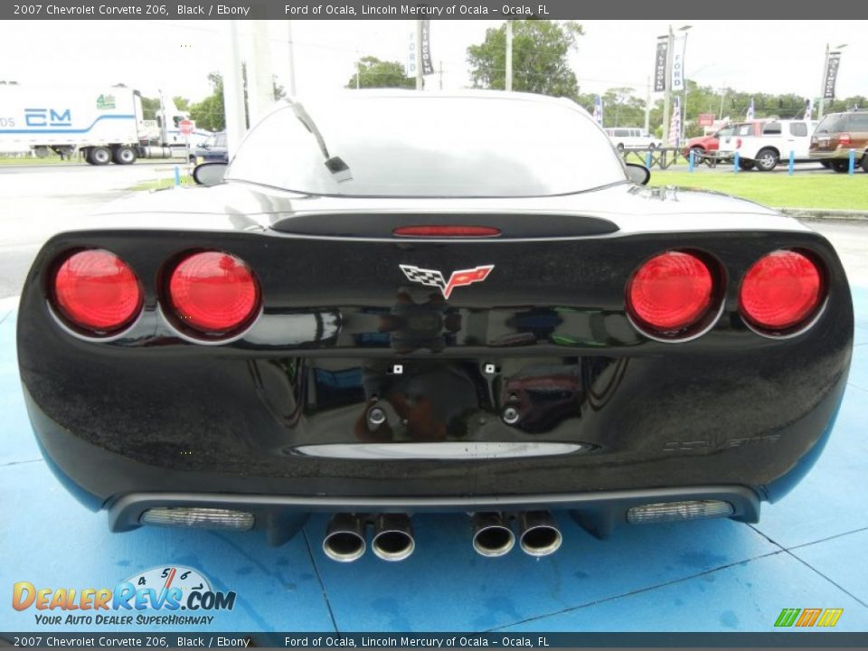 Black 2007 Chevrolet Corvette Z06 Photo #4