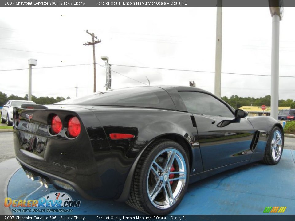Black 2007 Chevrolet Corvette Z06 Photo #5