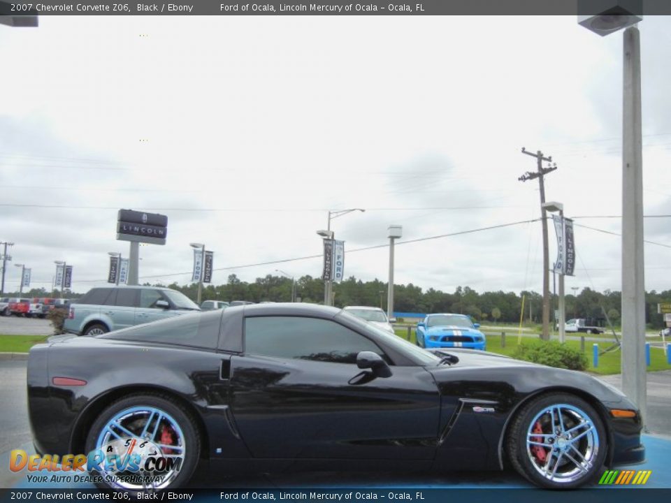2007 Chevrolet Corvette Z06 Black / Ebony Photo #6