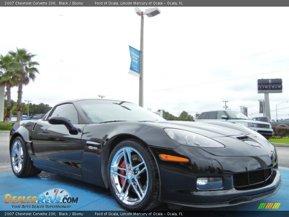 2007 Chevrolet Corvette Z06 Black / Ebony Photo #7