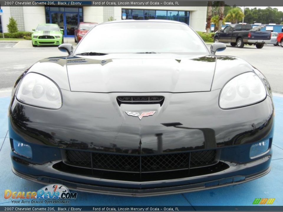 Black 2007 Chevrolet Corvette Z06 Photo #8
